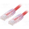 síťový kabel Panduit UTP6AX3MRD Patch, TX6A™ 10Gig,U/UTP, 6a, drát, Cu, PVC, 3m, červený