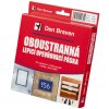 Stavební páska Den Braven Oboustranně lepicí upevňovací páska 25 mm × 2 mm x 10 m bílá