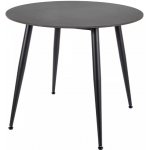 Textilomanie Kulatý RION 90 cm s keramickou deskou černý mramor – Sleviste.cz