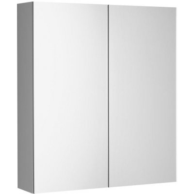 NEON koupelnová galerka, oboustranné zrcadlo, 600x665mm, bílá – Zboží Mobilmania