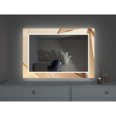 Artalo LED zrcadlo s dekorem D22 80 x 200 cm – Zboží Mobilmania