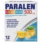 PARALEN HORKÝ NÁPOJ BEZ CUKRU POR 500MG POR PLV SOL SCC 12 – Zboží Mobilmania