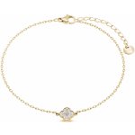 Biju Řetízek na nohu pozlacený z chirurgické oceli kytička 3002331-1 – Zboží Mobilmania