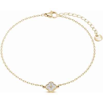 Biju Řetízek na nohu pozlacený z chirurgické oceli kytička 3002331-1 – Zboží Mobilmania