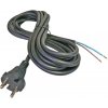 Napájecí kabel satiplugs Flexošňůra 3m 942151-1-54/3 2x1,5 H07RN-F černá rovná 22171B2153N