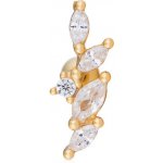 Franco Bene Wing pozlacená piercingová náušnice 911 – Zboží Dáma