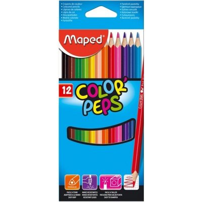 Maped Akvarelové pastelky Color Peps Aqua 12ks – Zboží Dáma