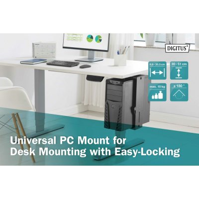 DIGITUS univerzální držák na PC pro montáž na stůl s funkcí Easy-Locking DA-90411 – Hledejceny.cz