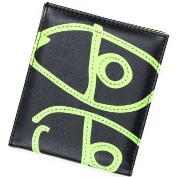 KROOKED EYES BI FOLD green peněženka