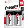 Baterie primární Energizer Max D 2ks EN-MAXD2