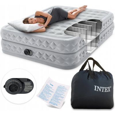 Intex 64490NP Nafukovací postel Supreme Air-Flow 152x203cm – Zboží Dáma