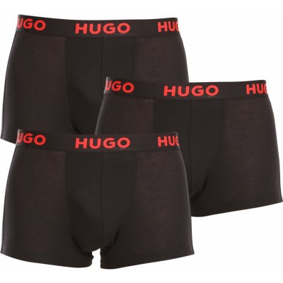 Hugo Boss 3 PACK pánské boxerky černé (50496723 001)