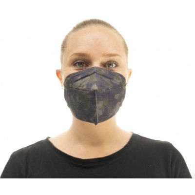 Balerina Zdravotnický Český nanorespirátor FFP2 Dark camo – Zbozi.Blesk.cz