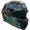 Přilba helma na motorku AGV K3 Rossi Winter Test 2018
