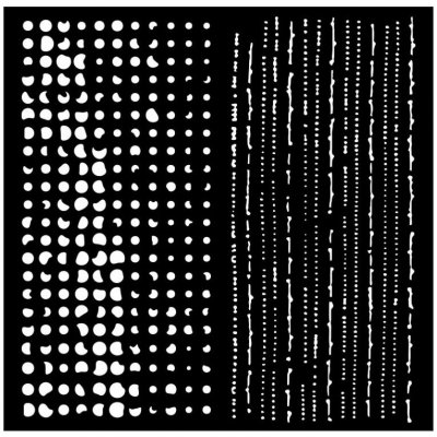 Stamperia Plastová šablona 18x18cm textura – Zboží Mobilmania