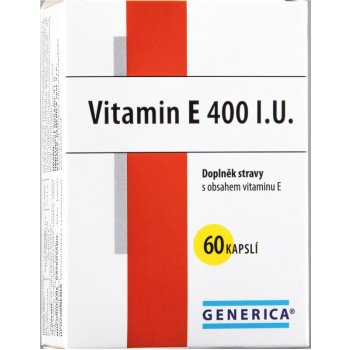 Generica Vitamin E 400 mg 60 kapslí