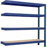 Trestles Regál přídavný RNC 2000 x 2000 x 600 4 police modrá – Zboží Mobilmania