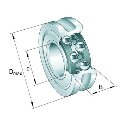 LFR 50/5-4-2Z-HLC INA Ložisková kladka | Zboží Auto