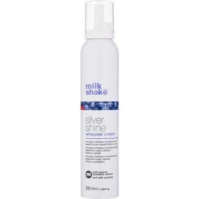 Milk Shake Silver Shine krémová pěna pro blond vlasy neutralizující žluté tóny 200 ml – Sleviste.cz
