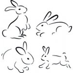 Artemiss Králíci plastová šablona 349 D 29x29cm – HobbyKompas.cz