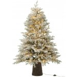 Vánoční zasněžený stromek s 600 LED světýlky na podstavci Snowy – 110*110*150 cm - J-Line by Jolipa – Hledejceny.cz