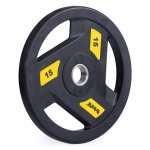 TRINFIT olympijský kov pogumovaný 15 kg / 50 mm – Zboží Dáma