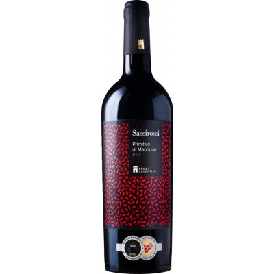 Feudi Salentini Sassirossi Primitivo di Manduria 2023 14% 0,75 l (holá láhev) – Hledejceny.cz