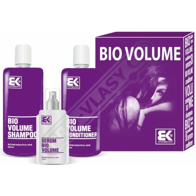 BK Brazil Keratin Bio Volume šampon 300 ml + kondicionér 300 ml + olej / sérum 100 ml dárková sada – Zboží Mobilmania