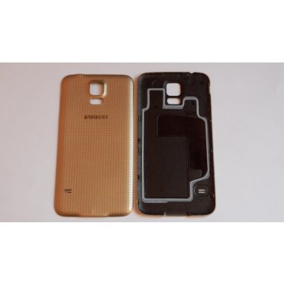 Kryt Samsung G900 Galaxy S5 zadní zlatý – Zboží Mobilmania