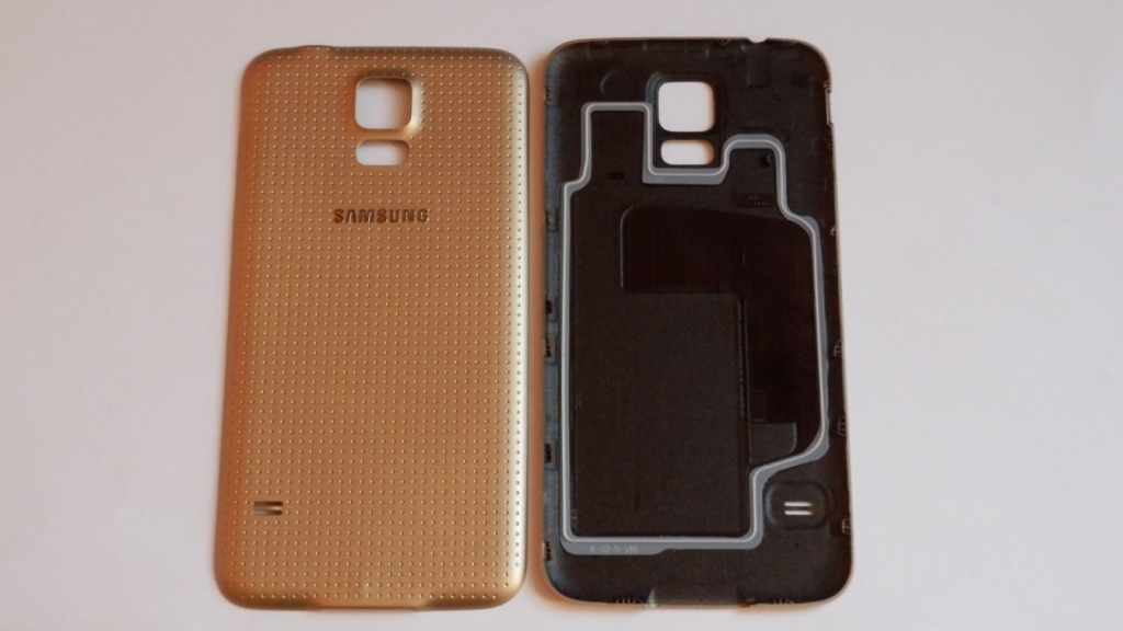 Kryt Samsung G900 Galaxy S5 zadní zlatý