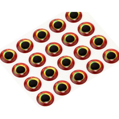 Sybai Epoxidové Oči 3D Epoxy Fish Eyes Bloody 5mm – Hledejceny.cz