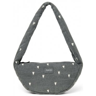 Studio Noos Denim Mini Cross Body Bag Grey Hearts – Hledejceny.cz
