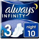 Always Infinity Night velikost 3 vložky s křidélky 10 ks – Zbozi.Blesk.cz