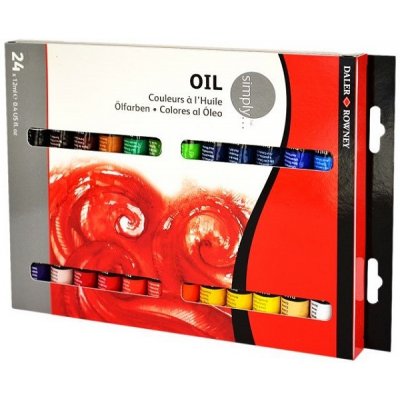 Daler & Rowney Simply oil set 24x12 ml – Zboží Dáma