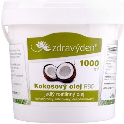 Zdravý den RBD Kokosový olej 1000 ml – Zboží Dáma