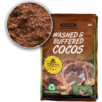 Atami Cocos Substrate Washed & Buffered 50 l – Zboží Mobilmania