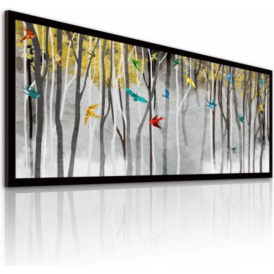 Obraz na plátně ORIGAMI BIRDS C různé rozměry Ludesign ludesign obrazy: 120x50 cm – Zboží Mobilmania