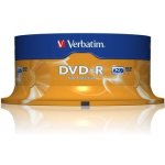Verbatim DVD-R 4,7GB 16x, Advanced AZO, spindle, 25ks (22700723P) – Zboží Živě