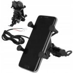 ISO 8685 Držák pro mobil na řidítka motocyklu s nabíječkou – Sleviste.cz