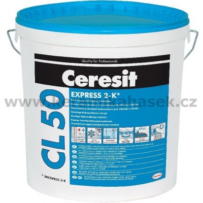 CERESIT CL 50 EXPRESS 2-K dvousložková hydroizolace 12,5 kg, 12,5 kg – Zbozi.Blesk.cz