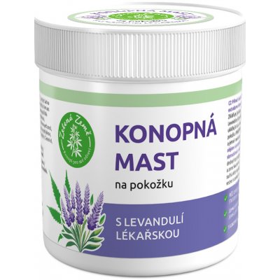 Zelená Země Konopná mast s levandulí 100 ml – Zboží Dáma