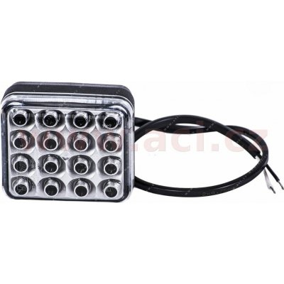 LED couvací světlo čtvercové 68x78x40 mm (2 šrouby, kabel 0,5 m) 12-36V – Hledejceny.cz