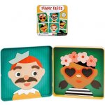 Petit Collage magnetické puzzle Veselé tváře – Hledejceny.cz