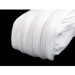Zip spirálový šíře 5 mm metráž pro jezdce typu BX 501 bílá – Hledejceny.cz