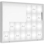 PROCITY Venkovní vitrína model 2000, 28 x A4, sklo, elox | Zboží Auto