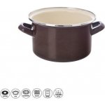 Orion Hrnec BROWN Lem 2 l 18 cm smaltovaný plech, nerezová ocel hnědá, 8592381204891 – Sleviste.cz
