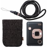 Fujifilm instax Liplay Elegant black bundle soft 70100144617 – Zboží Živě