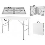 Malatec 9996 Skládací stůl 122 cm bílý – Zboží Dáma