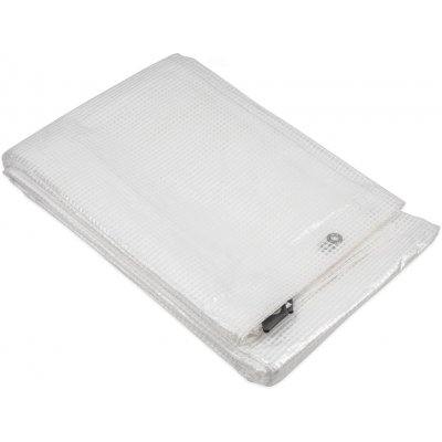 Bradas Vyztužená plachta PLC1004/5 100 g/m² transparentní 4 x 5 m – Zboží Dáma