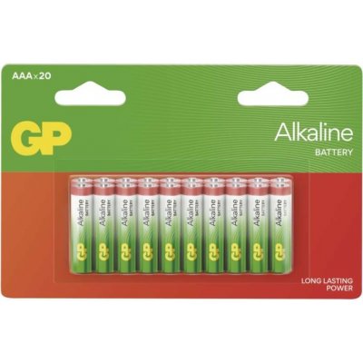 GP Alkaline AAA 20ks 1024110200 – Hledejceny.cz